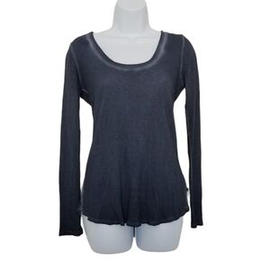 Rock & Republic Long Sleeve Henley Style Top.